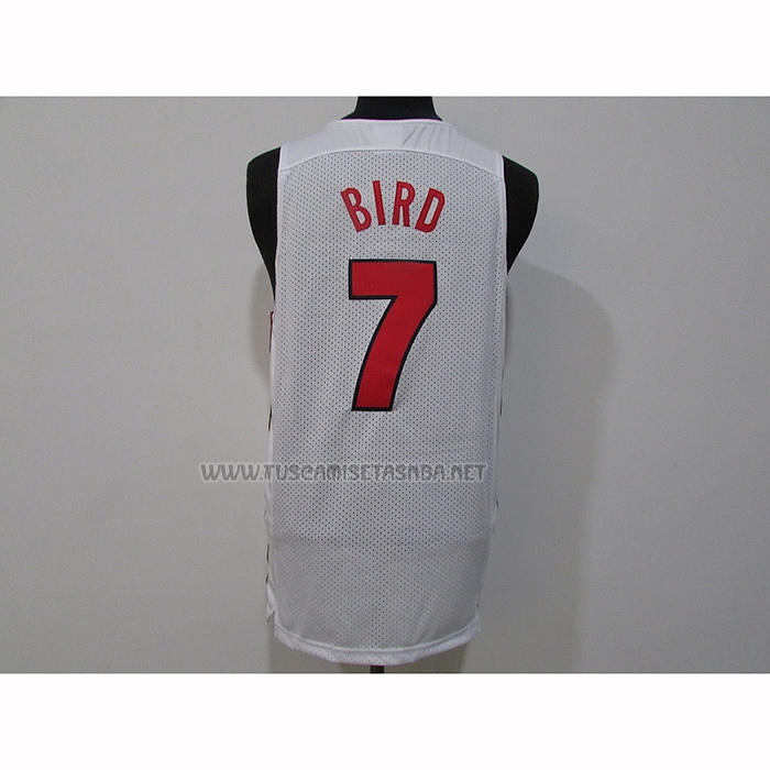 Camiseta Larry Bird NO 7 USA 1992 Blanco